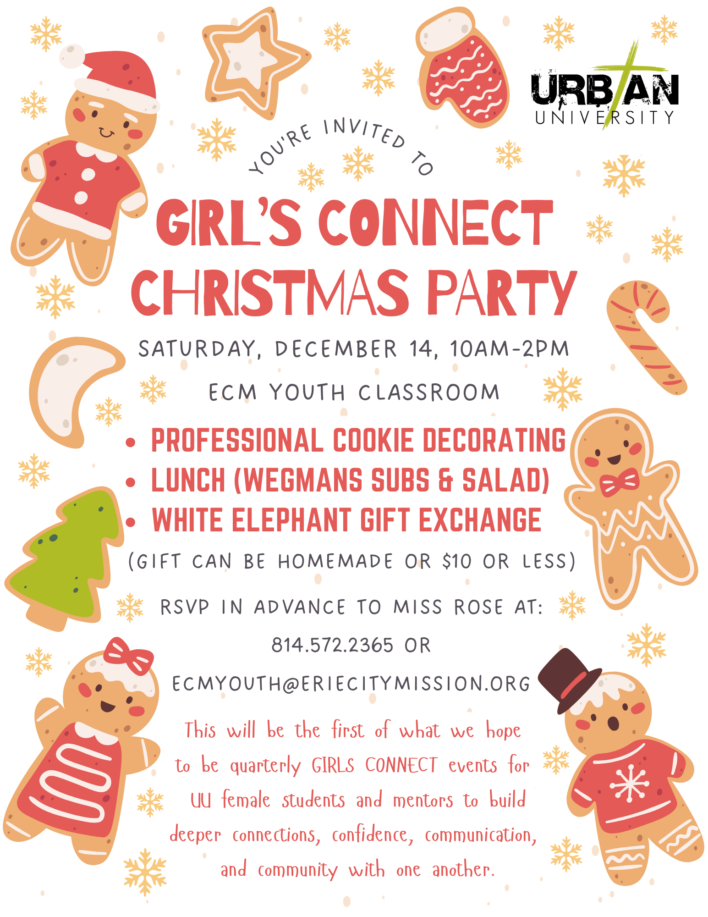 UU Girls Connect Christmas Party